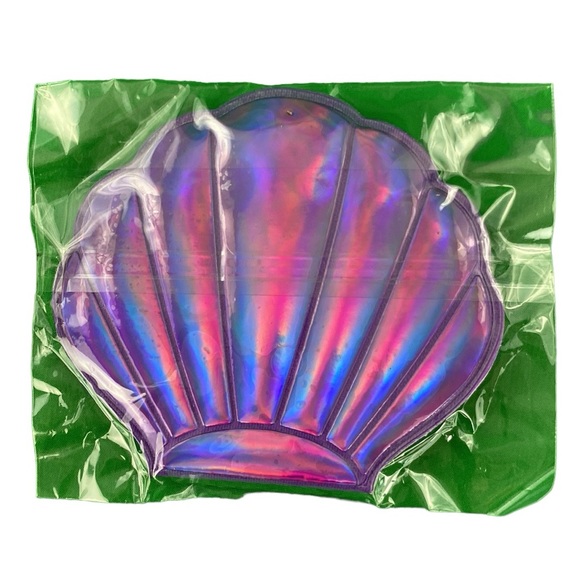 Purple Holographic Sea Shell Compact Mirror - Picture 15 of 15